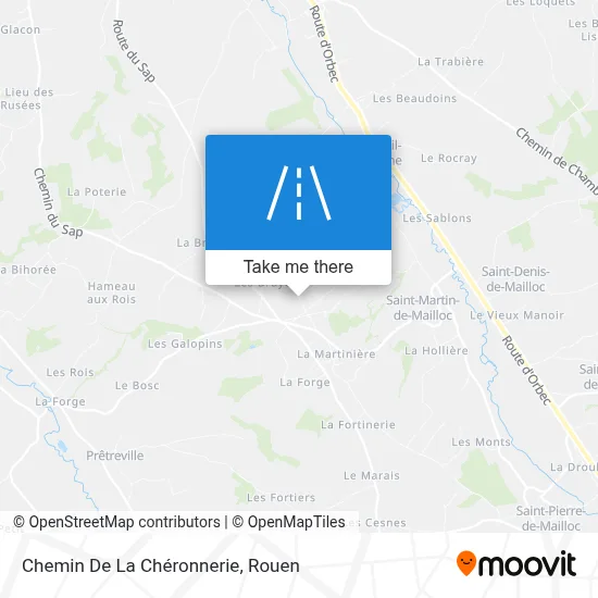 Chemin De La Chéronnerie map