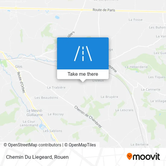 Chemin Du Liegeard map