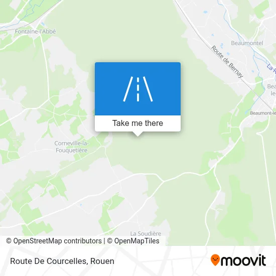 Route De Courcelles map