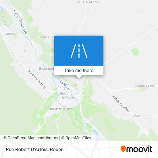 Rue Robert D'Artois map