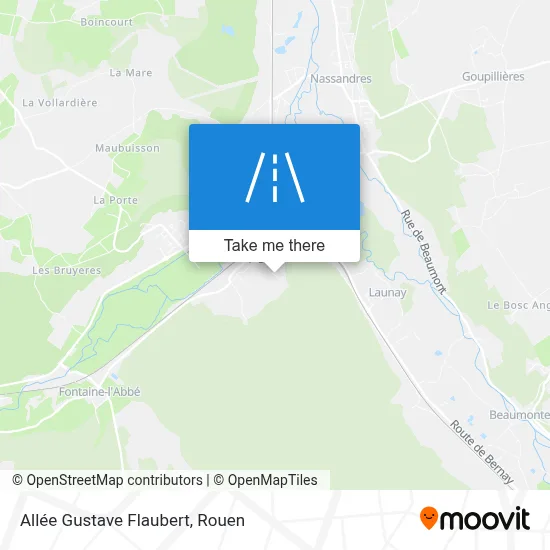 Allée Gustave Flaubert map