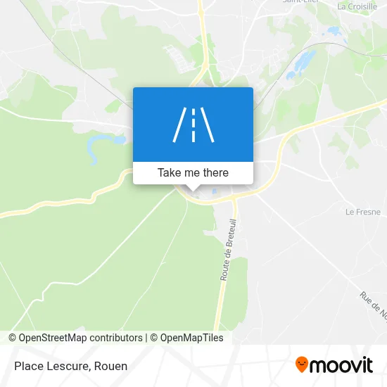 Place Lescure map