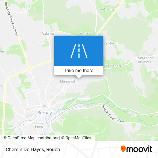 Chemin De Hayes map