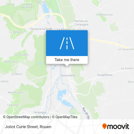 Rue Joliot Curie map