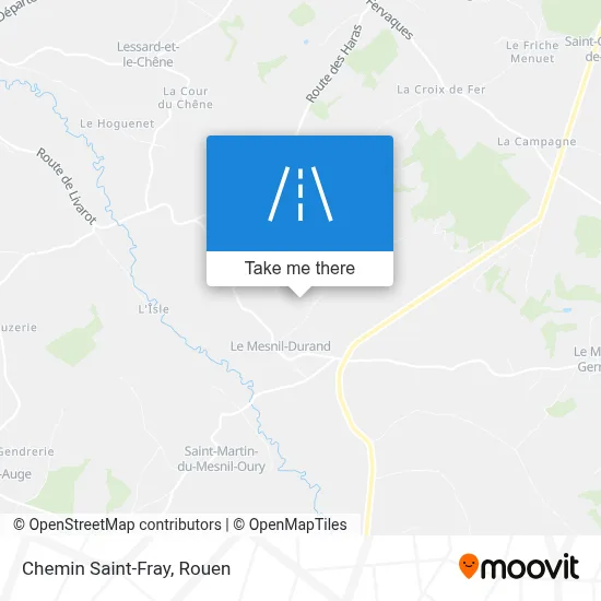 Chemin Saint-Fray map