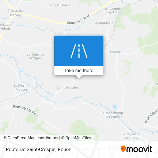 Route De Saint-Crespin map