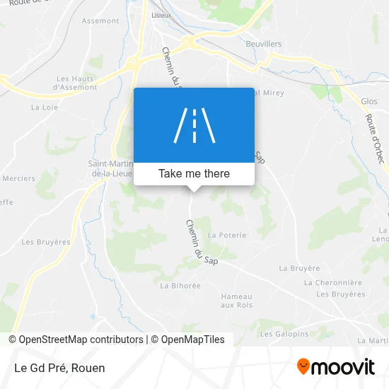 Le Gd Pré map