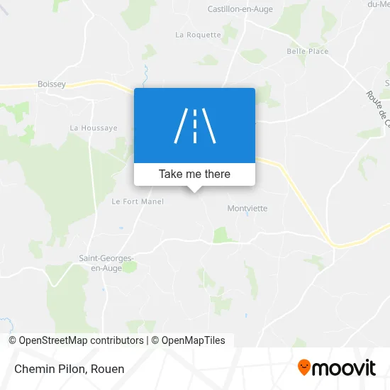 Chemin Pilon map