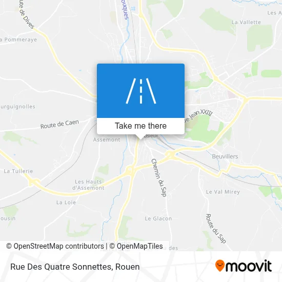 Rue Des Quatre Sonnettes map