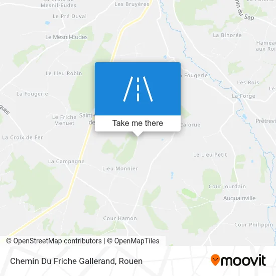 Chemin Du Friche Gallerand map