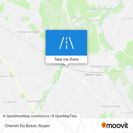 Mapa Chemin Du Butoir
