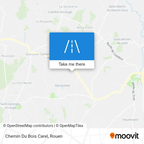 Chemin Du Bois Carel map