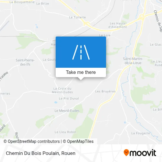 Chemin Du Bois Poulain map