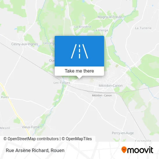 Rue Arsène Richard map