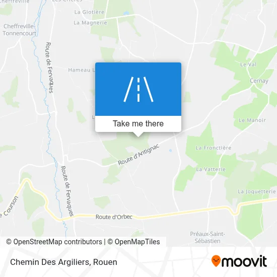 Chemin Des Argiliers map