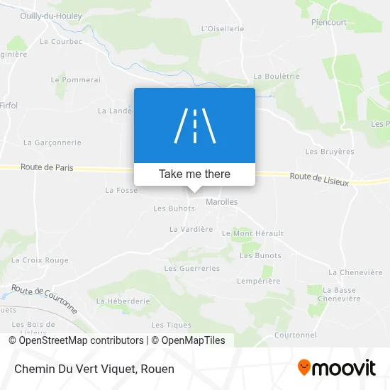 Chemin Du Vert Viquet map