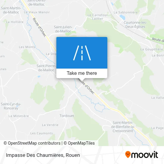 Impasse Des Chaumières map