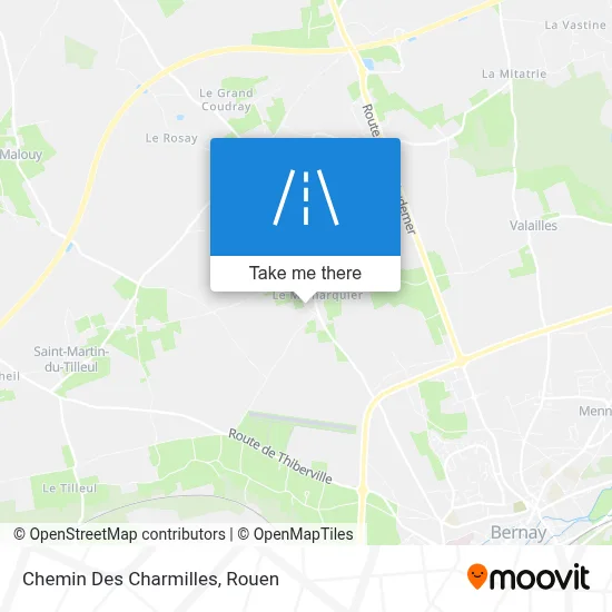 Mapa Chemin Des Charmilles