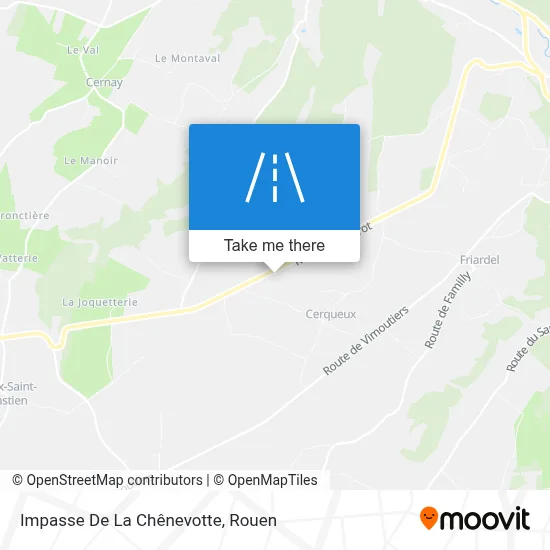 Impasse De La Chênevotte map