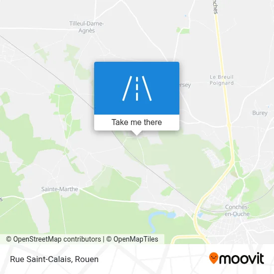 Rue Saint-Calais map