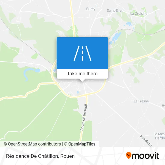 Résidence De Châtillon map