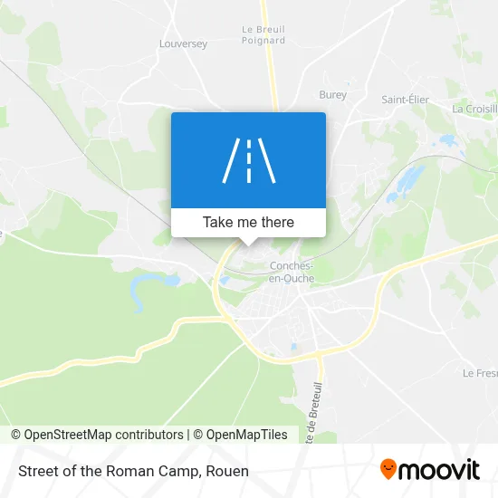 Rue Du Camp Romain map