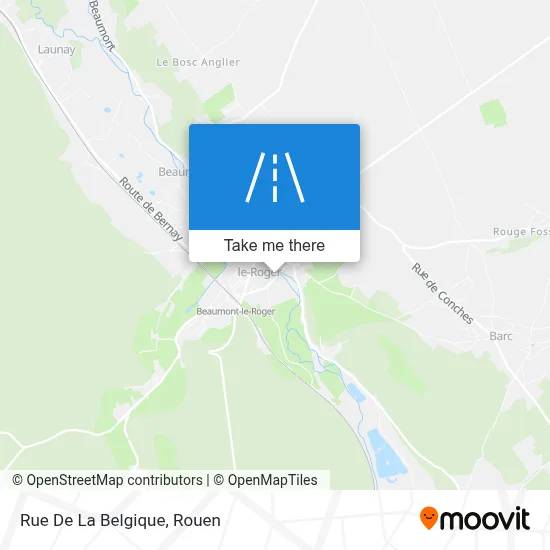 Rue De La Belgique map