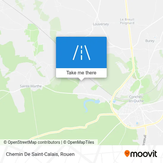 Chemin De Saint-Calais map