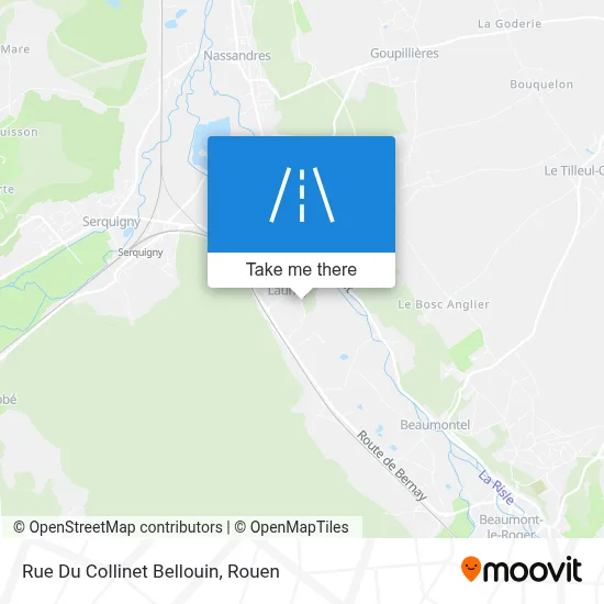 Mapa Rue Du Collinet Bellouin