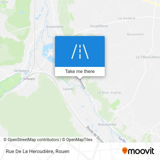 Rue De La Heroudière map