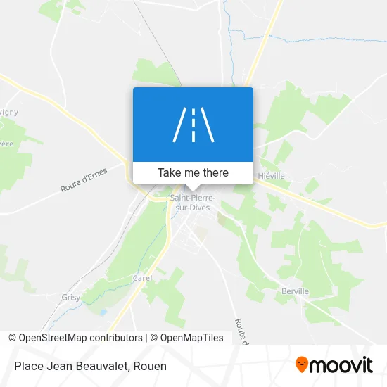Place Jean Beauvalet map
