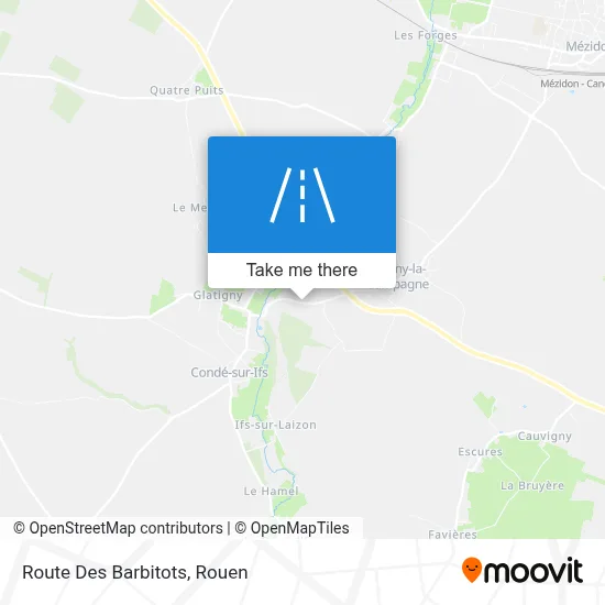 Route Des Barbitots map