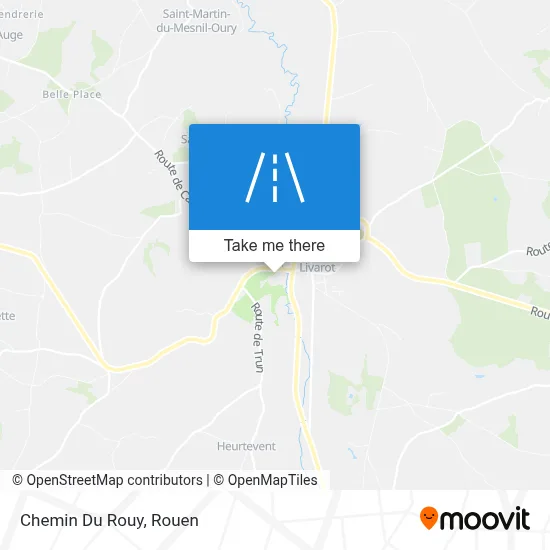 Mapa Chemin Du Rouy