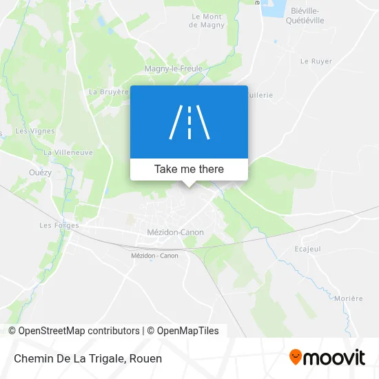 Chemin De La Trigale map