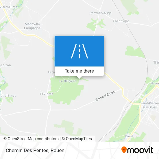 Chemin Des Pentes map