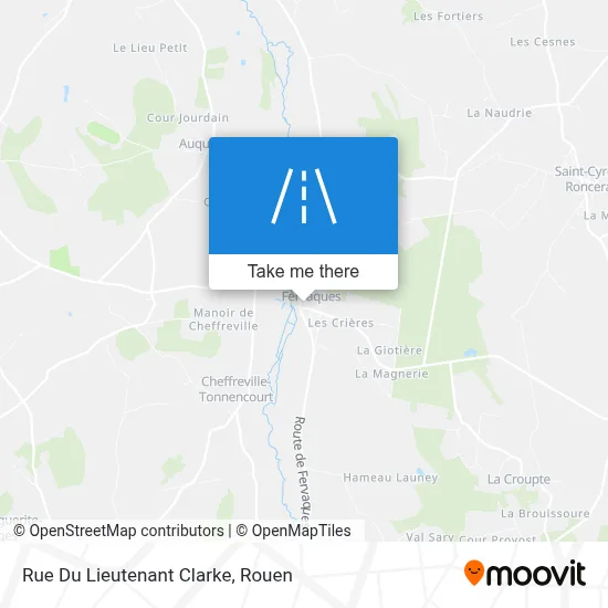 Rue Du Lieutenant Clarke map