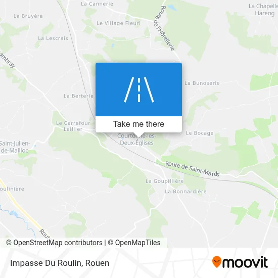 Impasse Du Roulin map