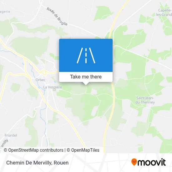 Chemin De Mervilly map