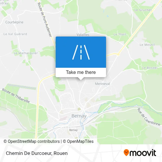 Chemin De Durcoeur map