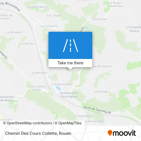 Chemin Des Cours Collette map