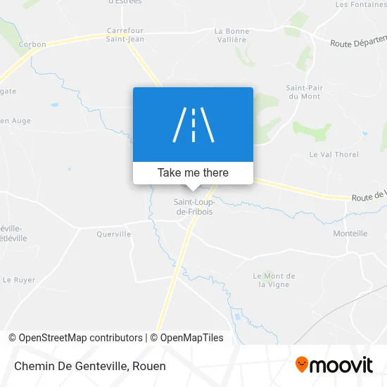 Chemin De Genteville map