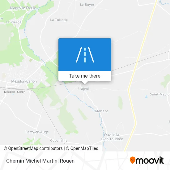 Chemin Michel Martin map