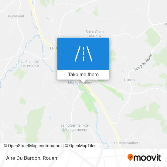 Aire Du Bardon map