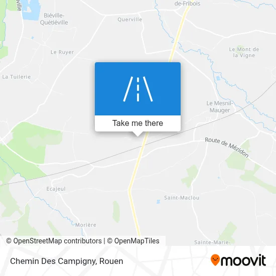 Chemin Des Campigny map