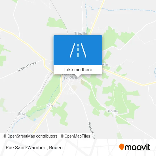 Rue Saint-Wambert map