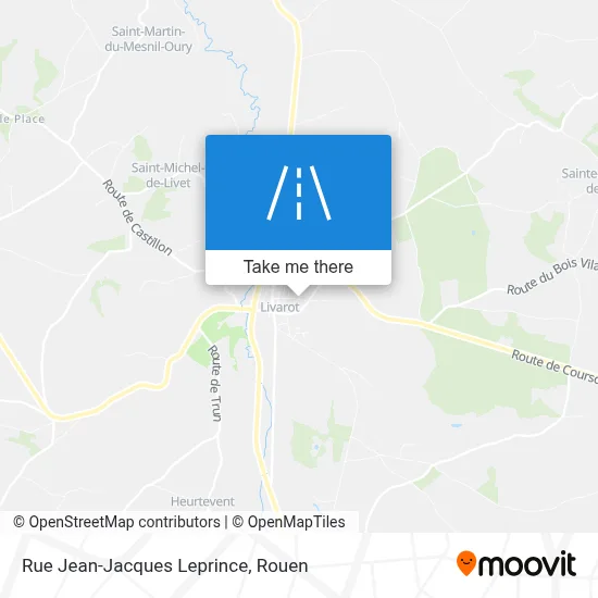 Mapa Rue Jean-Jacques Leprince