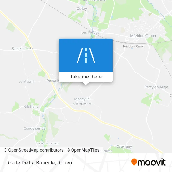 Route De La Bascule map