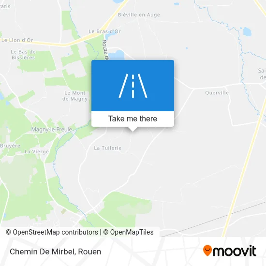 Mapa Chemin De Mirbel