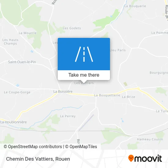 Chemin Des Vattiers map