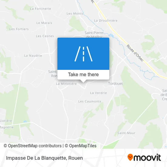 Impasse De La Blanquette map